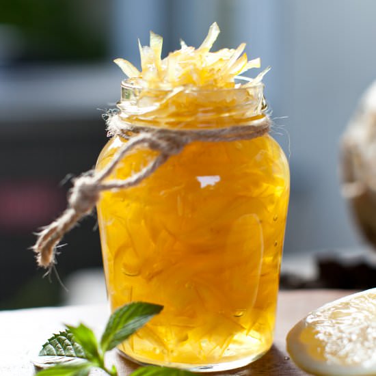 Candied Lemon Zest