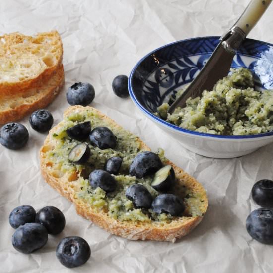 Lemon Basil Cashew Cheese