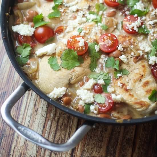 Saucy Mexican Chicken Skillet
