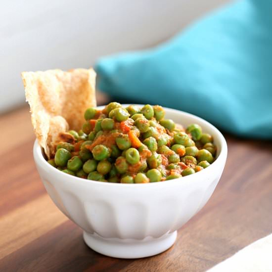 Easy Spiced Peas