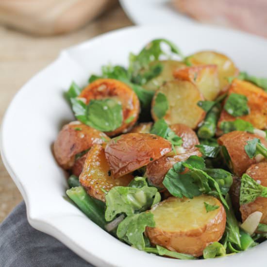 Roasted Potato Salad with Arugula