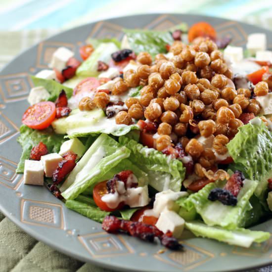 Chopped Salad with Bacon & Garbanzo