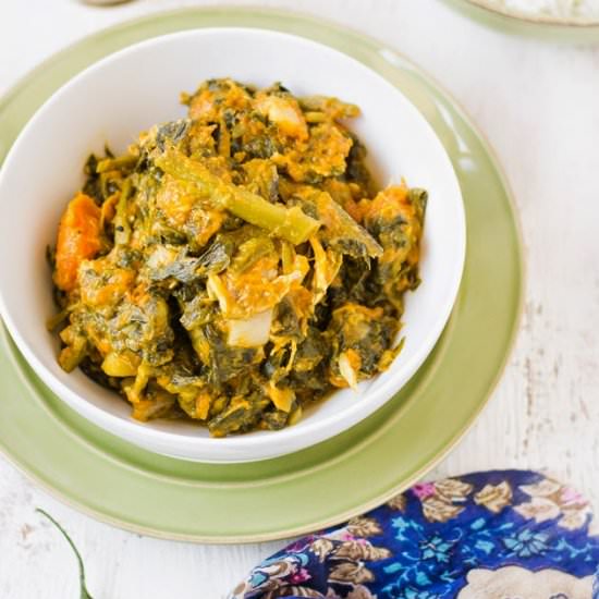 Pumpkin and Spinach