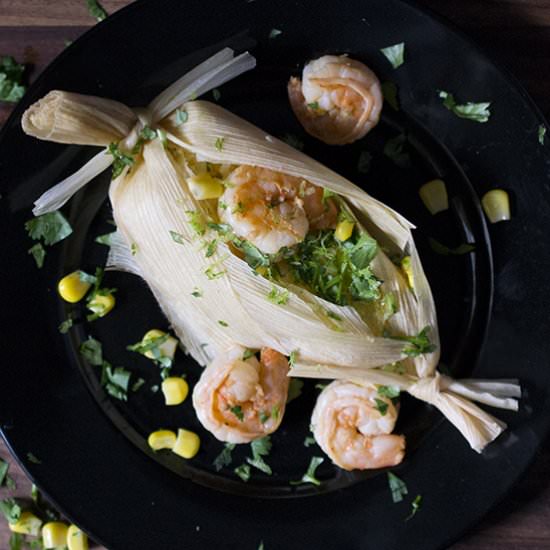 Shrimp and Corn Tamales