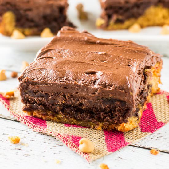 Peanut Butter Cookie Brownies