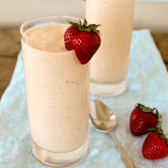 Mango Strawberry Milkshake