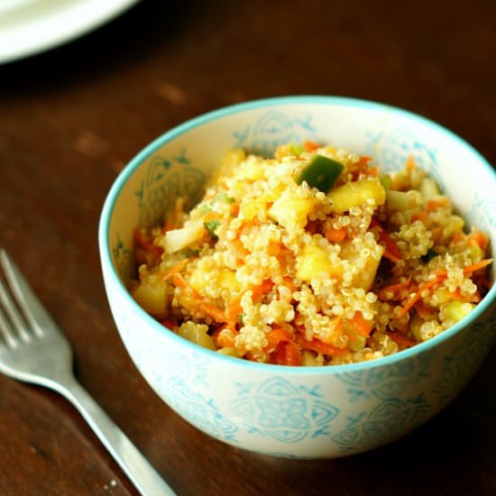 Carrot Chili Pepper Quinoa Salad