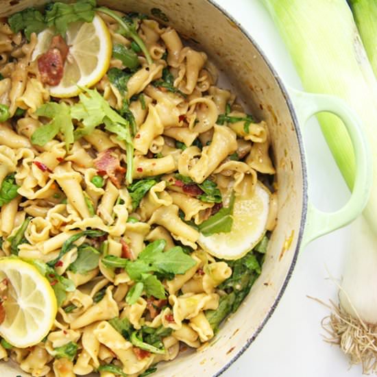 Spring Pasta Carbonara