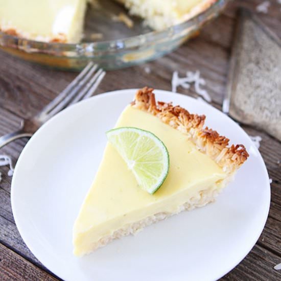 Key Lime Pie with Coconut Crust