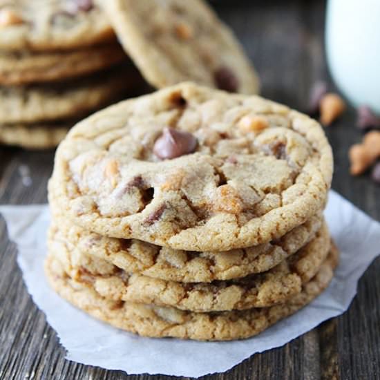 Butterscotch Toffee Cookies
