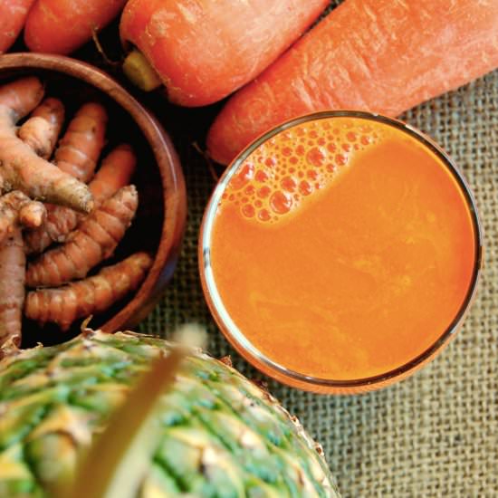 Carrot, Pineapple & Tumeric Juice