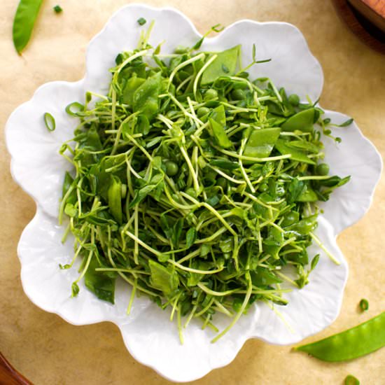 Vegan Three Pea Tea Salad