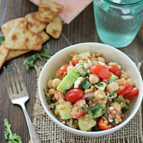 Greek Farro Salad