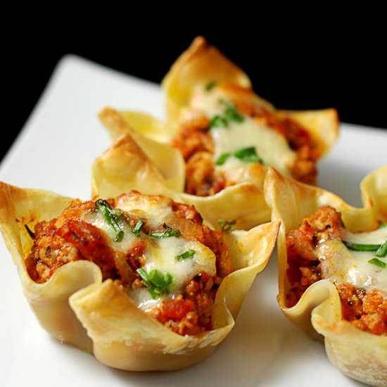 Mini-Lasagne Muffins