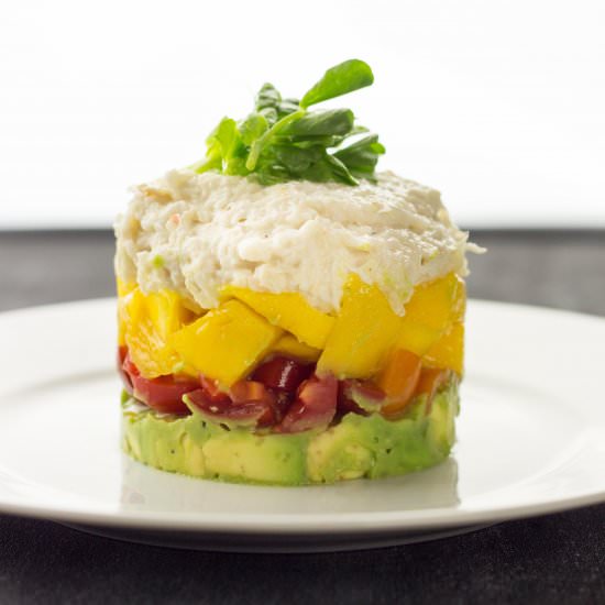 Mango Crab Tower with Avocado