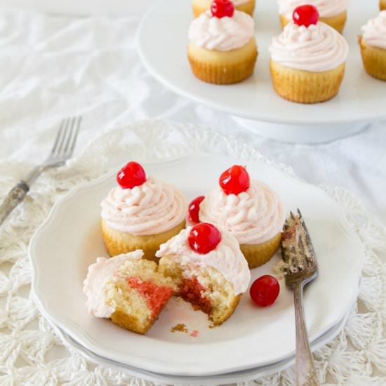 Shirley Temple Cupcakes