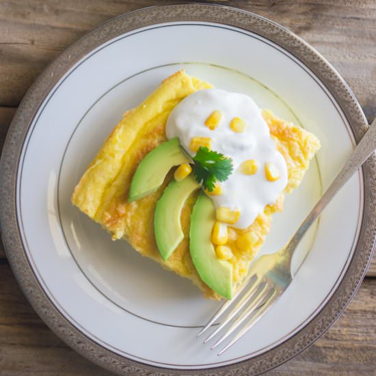 Green Chile Egg Bake