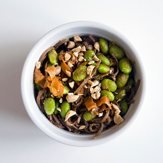 Soba Noodles in Peanut Sauce
