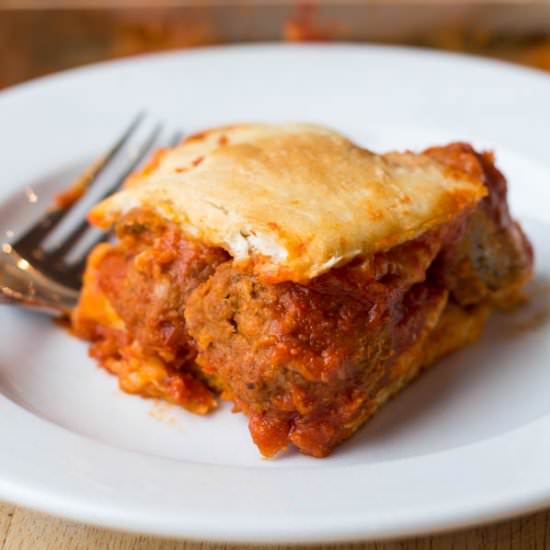 Meatball Sub Casserole