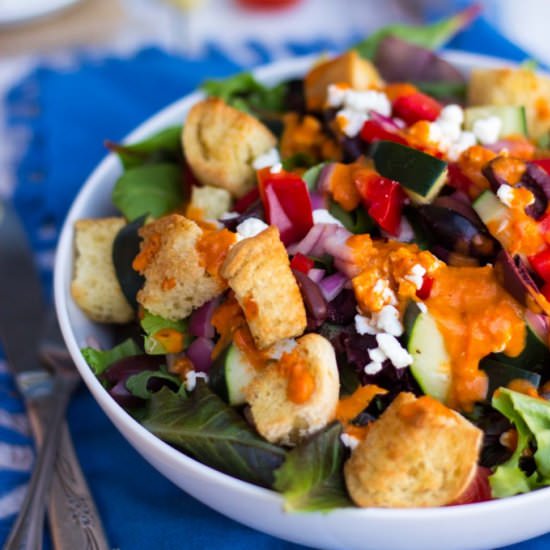 Greek Pizza Salad