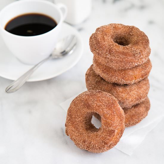 Cinnamon Sugar Buttermilk Donuts