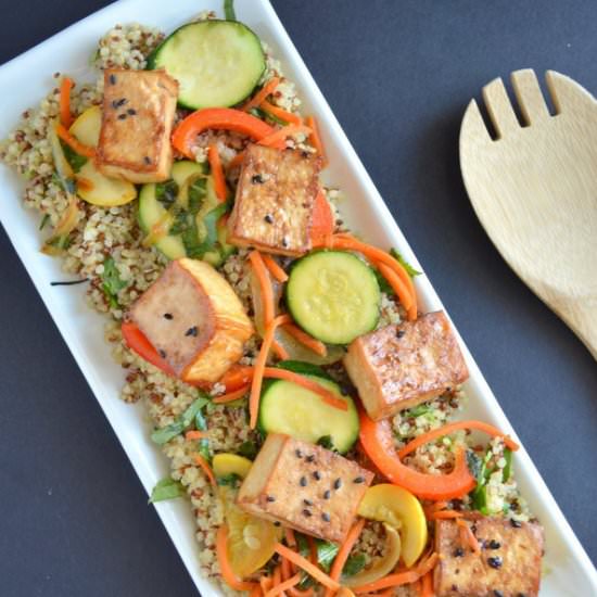 Coconut Quinoa & Tamari Veggies