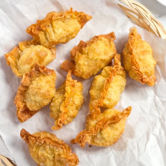 Fried Shrimp Dumplings (炸蝦角)