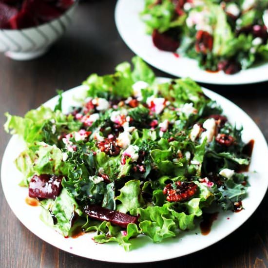 Pickled Beet and Goat Cheese Salad