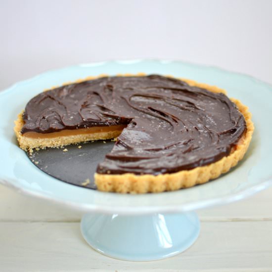 Chocolate Dulce de Leche Tart