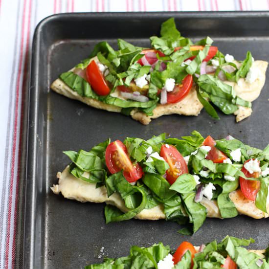 Chicken Breast Topped with Spinach