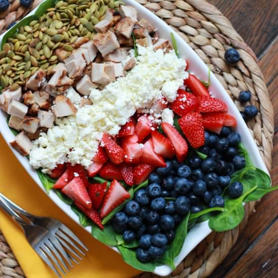 Summer Spinach and Berry Salad