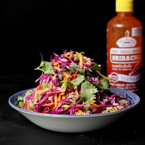 Sriracha Coriander Coleslaw
