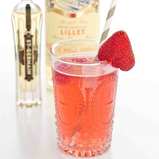St-Germain Lillet Pink Lemonade