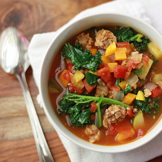 Sausage & Vegetable Minestrone