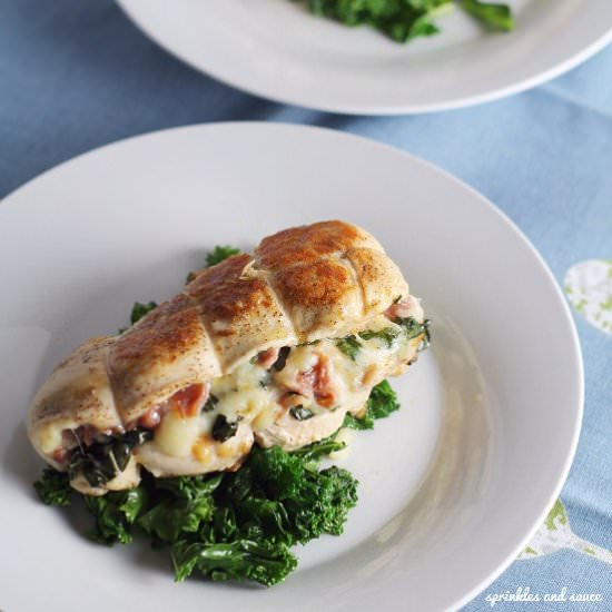 Stuffed Chicken with Proscuitto
