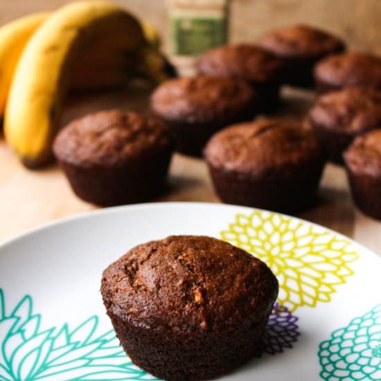 Banana Date & Cardamom Muffins