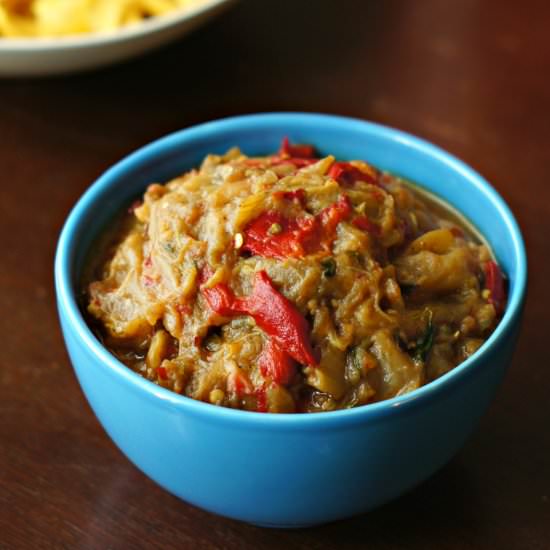 Spanish Eggplant & Bell Pepper Dip