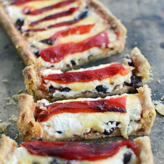 Mexican Layer Dip Tart