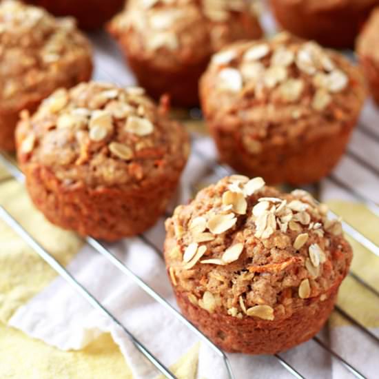 Vegan Spiced Carrot Muffins