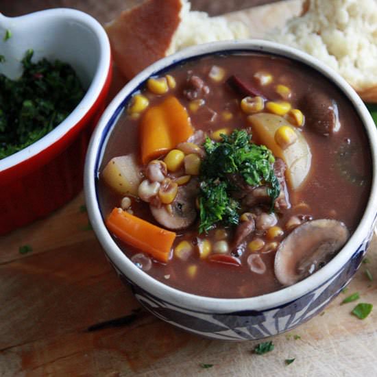 Spring Lamb Stew with Pistou