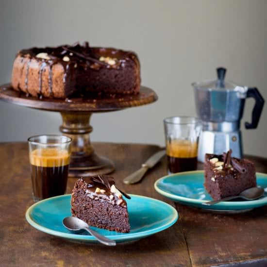 Flourless Chocolate Hazelnut Cake