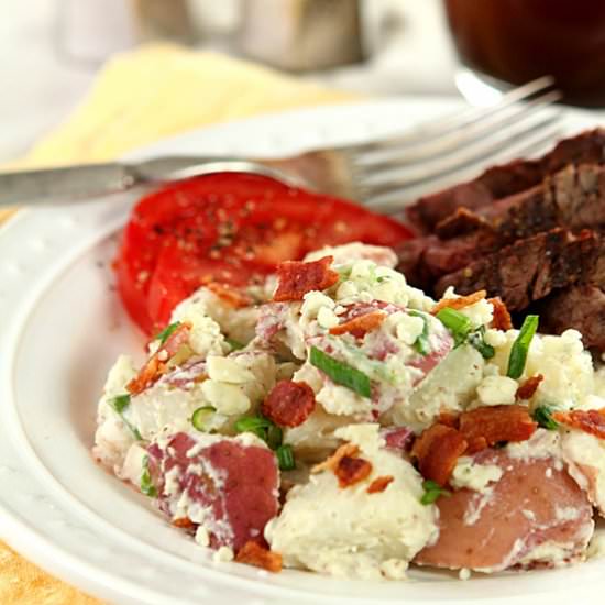 Bacon and Blue Cheese Potato Salad