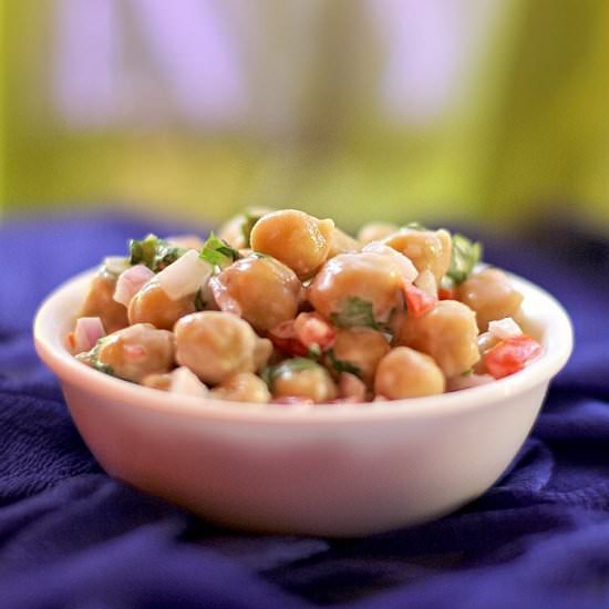 Indian Style Chickpea Salad