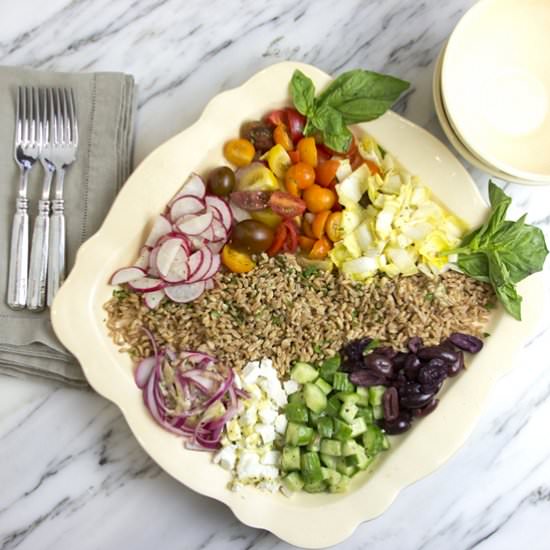 Greek Farro Salad