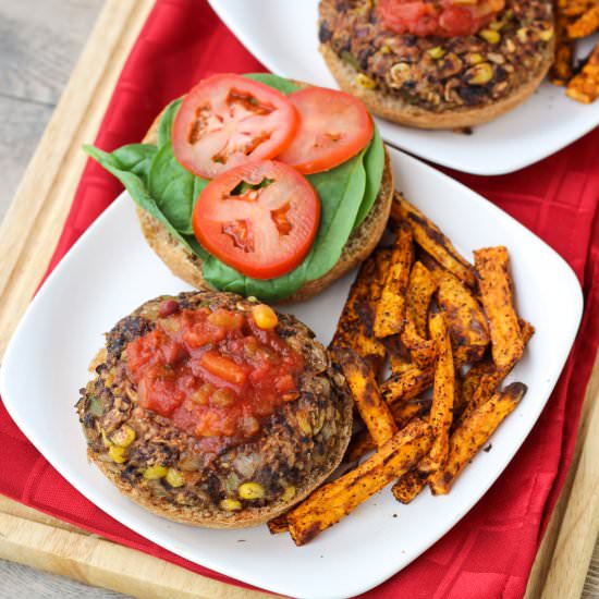 Southwestern Veggie Burgers