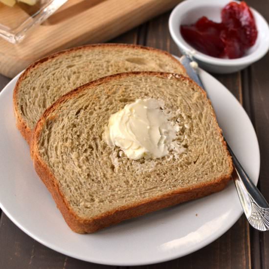Banana Yeasted Sandwich Bread