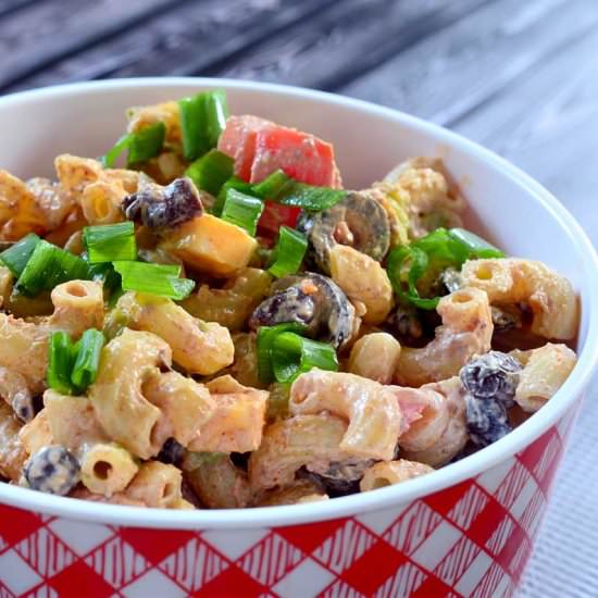 Seven Layer Dip Macaroni Salad