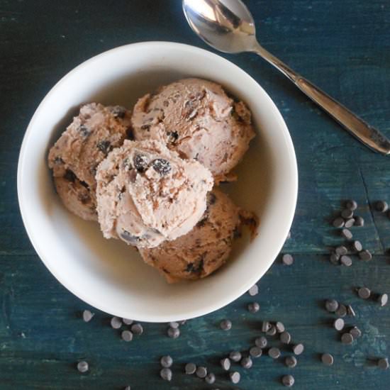 Chocolate Nutella gelato