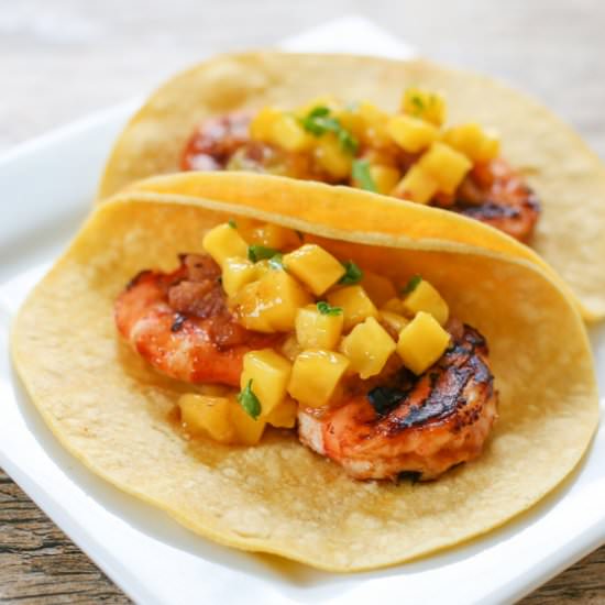 BBQ Shrimp Tacos