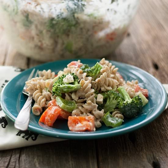 Tangy Veggie and Pasta Salad